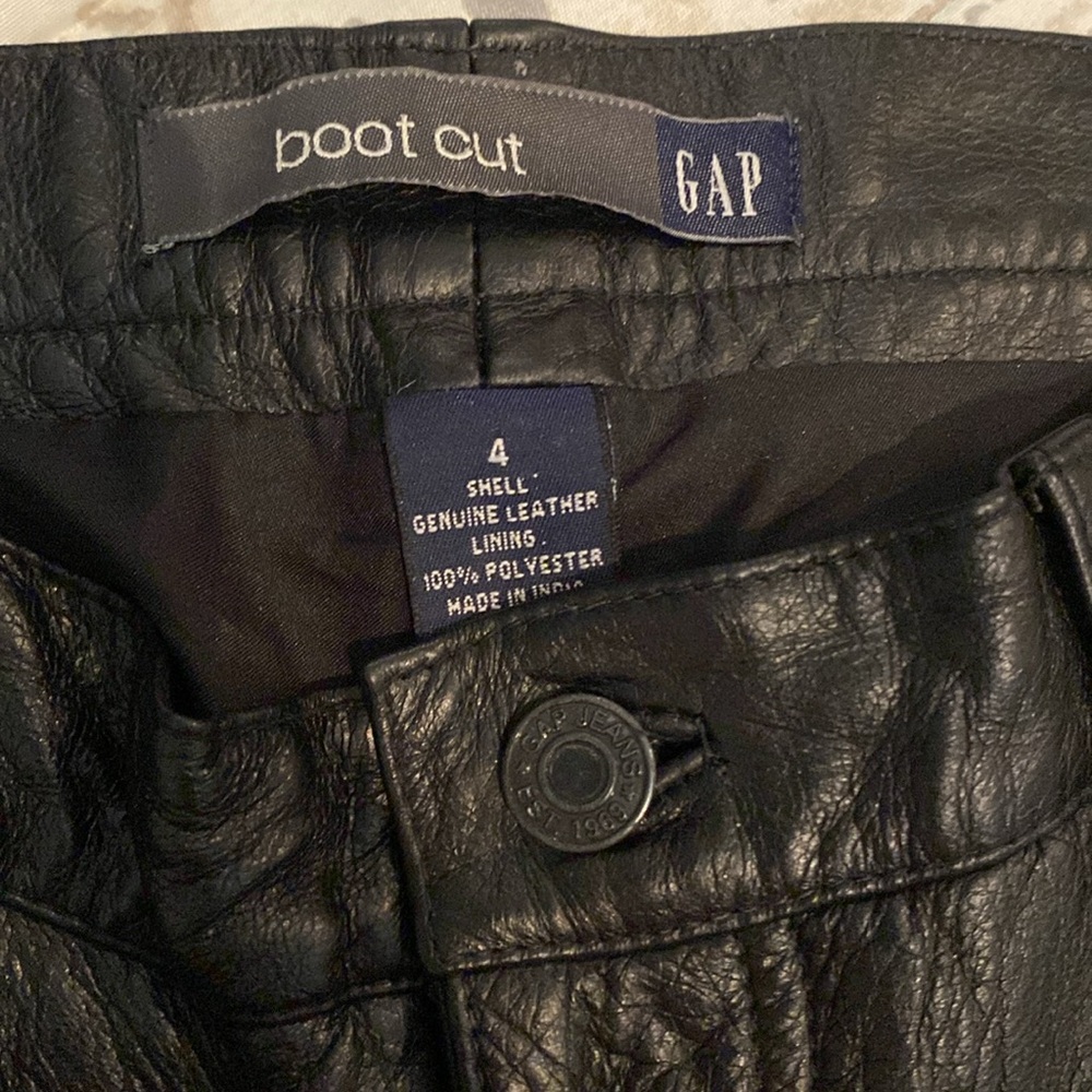 GAP vintage leather pants - Picture 4 of 6
